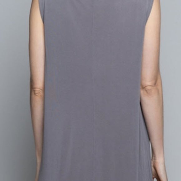 Smokey Grey Rose Petal Dress - Picture 7 of 11